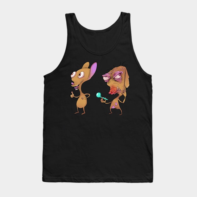 Ren on drugs Tank Top by idrawcartoons